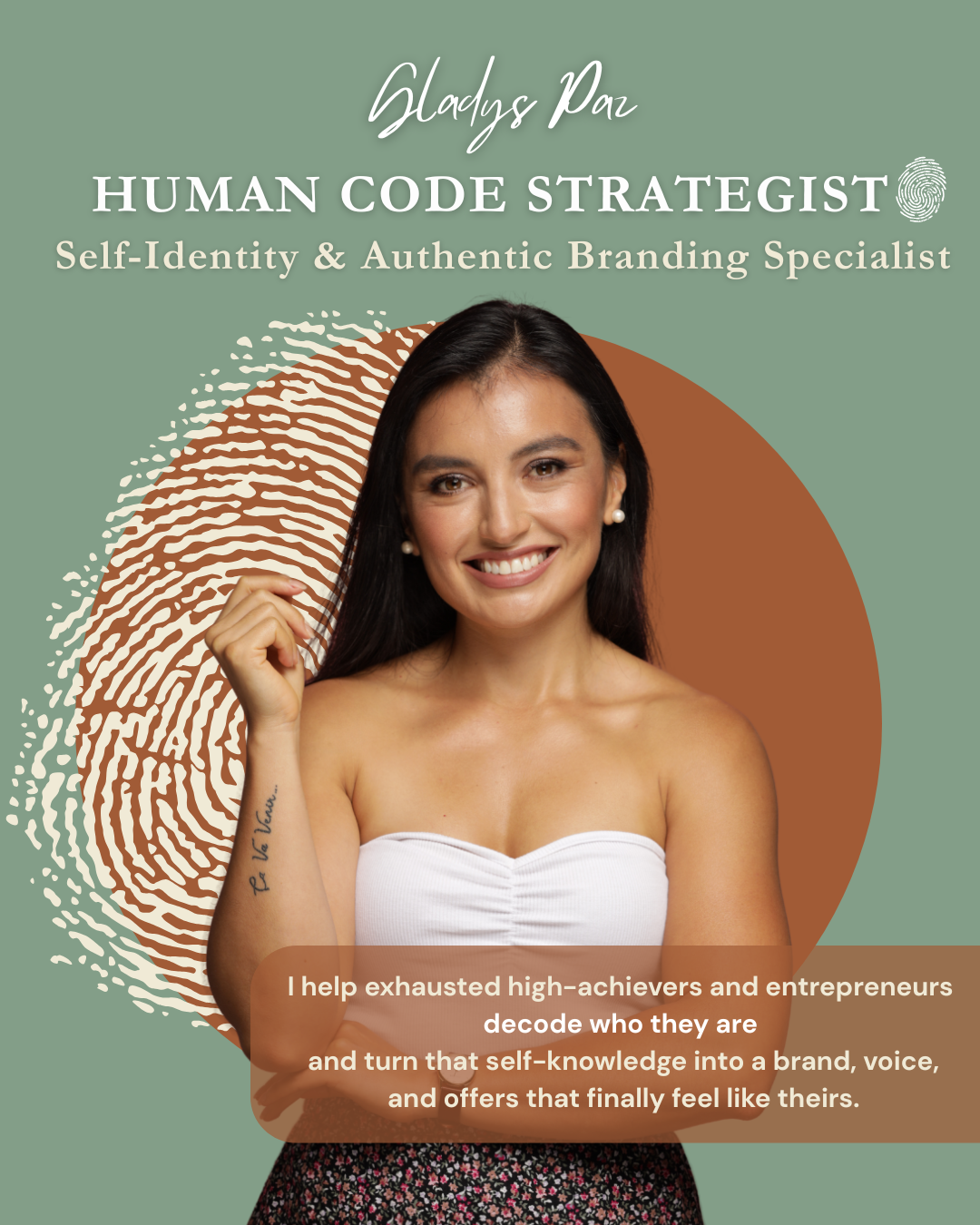 Gladys Paz Positioning Graphic