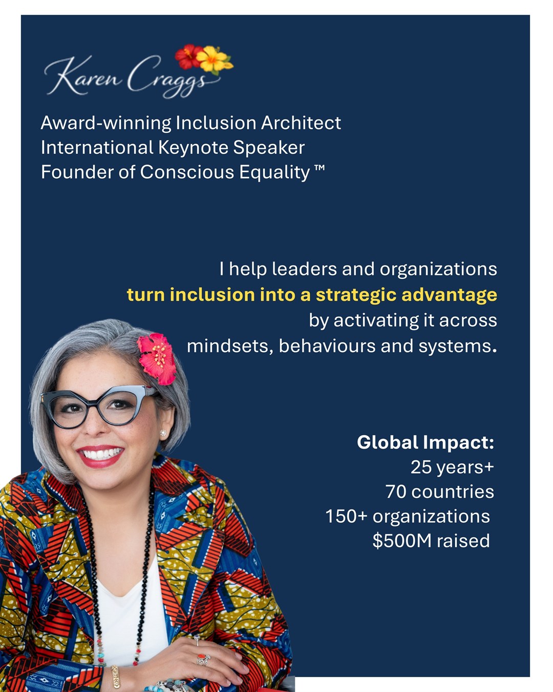 Karen Craggs-Milne Positioning Graphic