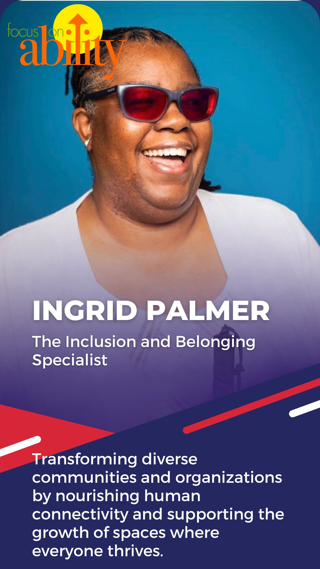 Ingrid Palmer positioning graphic