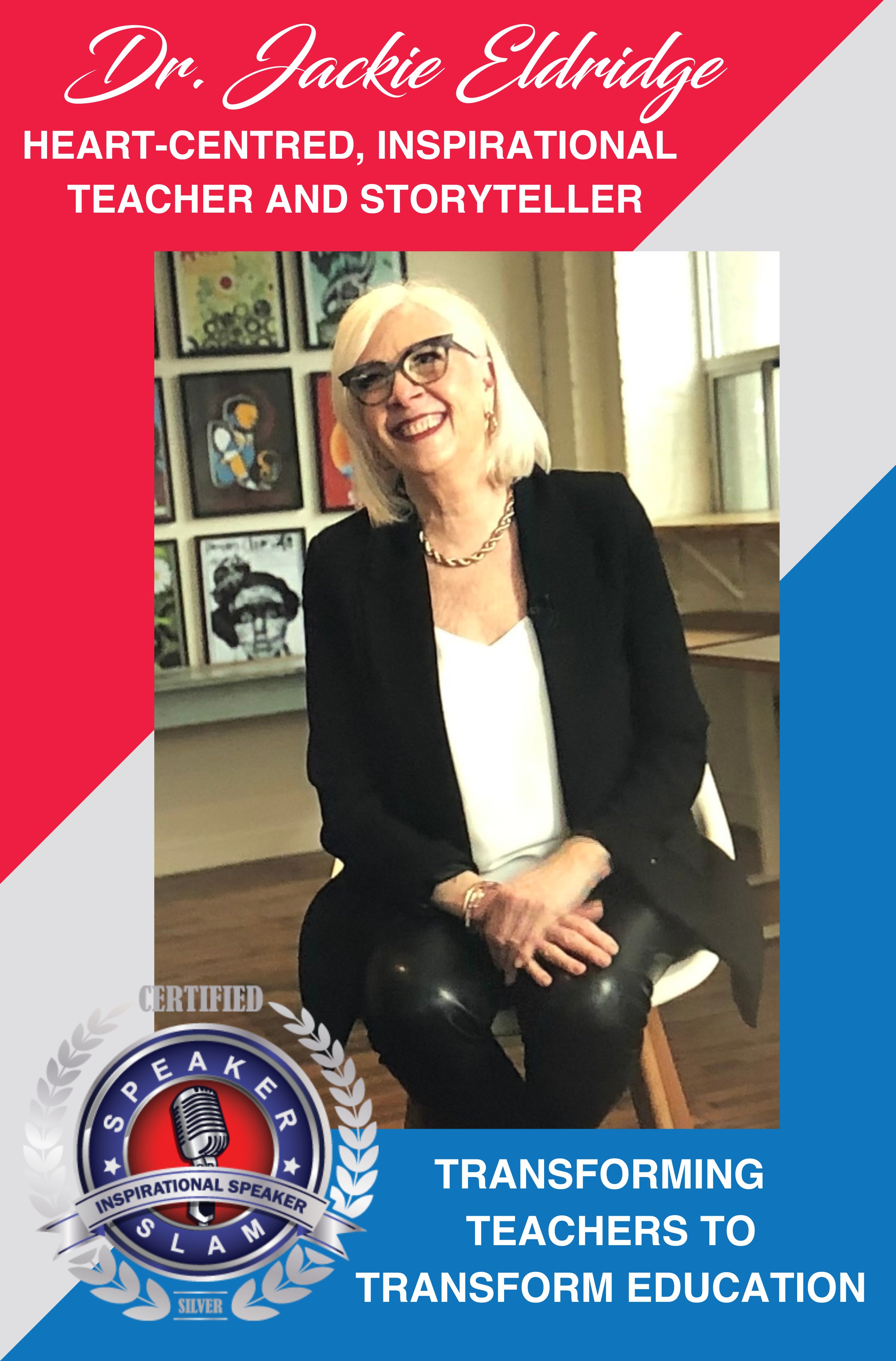 Dr. Jackie Eldridge positioning graphic