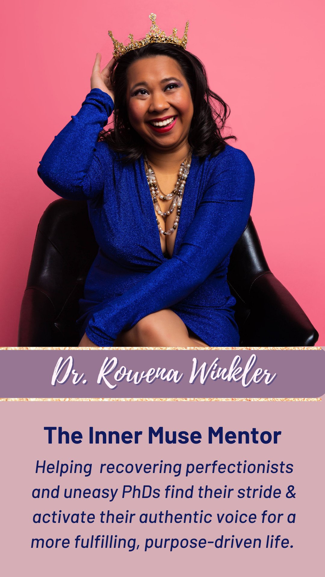 Dr. Rowena Winkler positioning graphic
