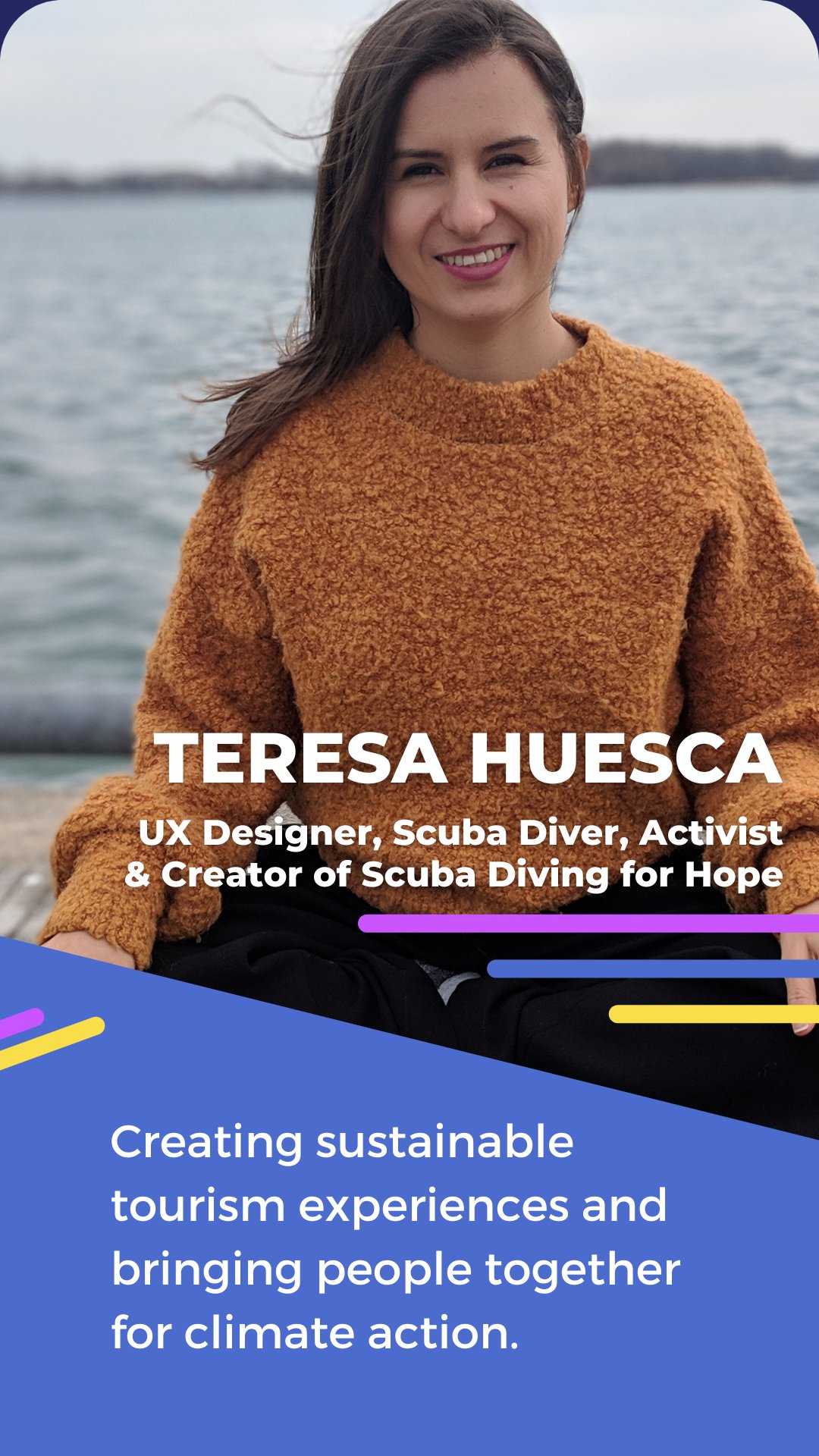 Teresa Huesca positioning graphic